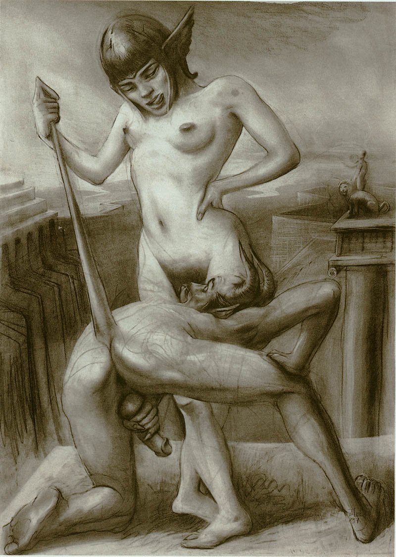 800px x 1125px - Erotic Satanic Femdom Art | BDSM Fetish