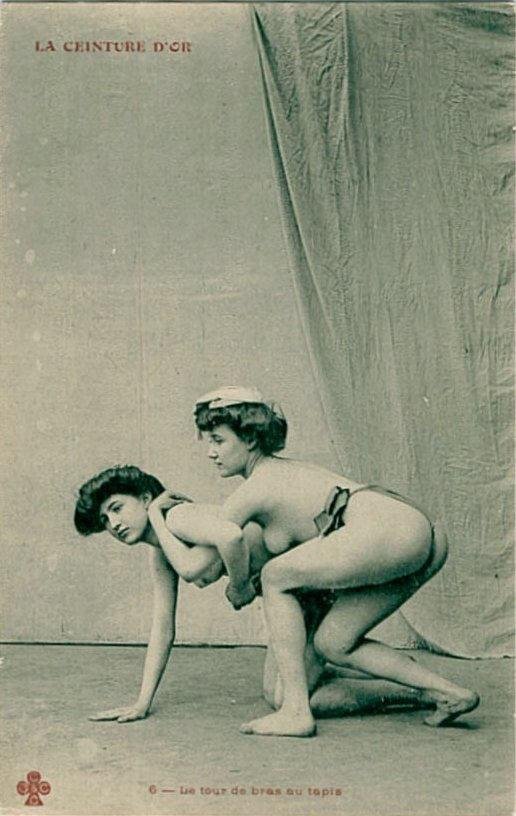 Lady Wrestling Porn - Vintage Nude Wrestling Women - ErosBlog: The Sex Blog