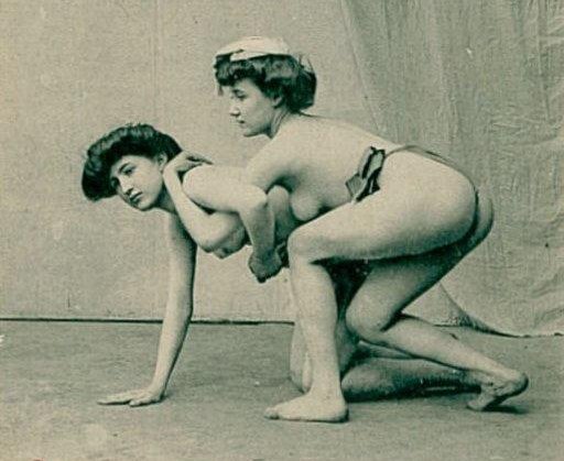 Wrestling Naked - Vintage Nude Wrestling Women - ErosBlog: The Sex Blog