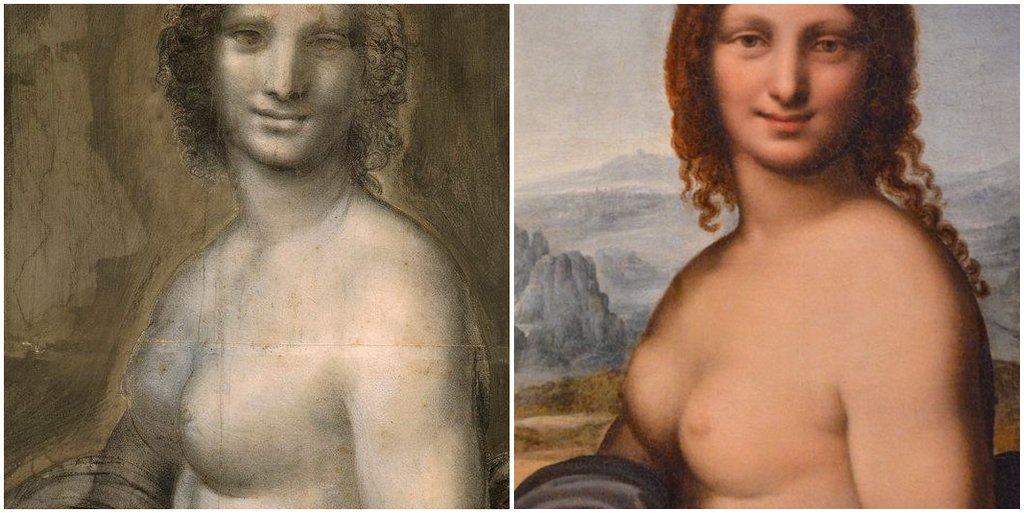 Topless Mona Lisa Erosblog The Sex Blog